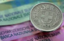 Bank Szwajcarii przestaje bronić franka