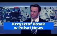 Programowo PiS bardzo blisko do Lewicy - Krzysztof Bosak w Polsat News...