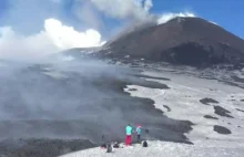 10 osób rannych po wybuchu wulkanu Etna. Wśród poszkodowanych dziennikarze BBC