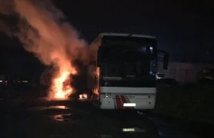 Fake news: Polski autobus spalony we Lwowie.