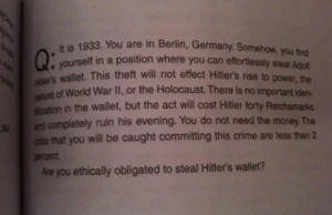 Moralność a kradzież portfela Adolfa Hitlera