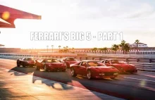 5 legendarnych Ferrari przeciwko sobie na torze