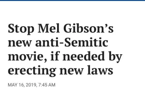 Mel Gibson zapowiada film o Rotschildach, Żydzi wściekli.