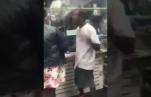 USA: Mężczyzna atakuje kobietę w sklepie i przegrywa walkę