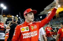 Historyczne pole position dla Leclerca