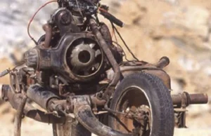 Stworzył motocykl z samochodu by wydostać się z Marokańskiej pustyni