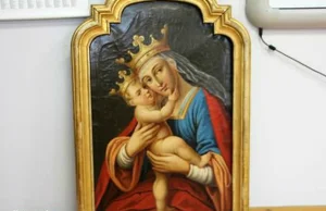 Obraz "Madonna z Dzieciątkiem Jezus" odnaleziony po 25 latach. Sukces...
