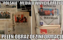 Chińskie i polskie gazety dzień po wizycie prezydenta Chin w Polsce