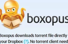 Boxopus - Pobieraj torrenty bezpośrednio na konto Dropbox