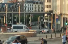 wybuchy / strzały w Brukseli na dworcu centralnym