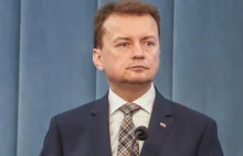 Mariusz Błaszczak oskarża "Wyborczą" o manipulację. "Podkładają informacje...