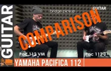 Yamaha Pacifica 112VM vs Yamaha Pacifica 112J - comparison