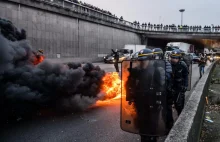 Francja - Strajk taksówkarzy w Paryżu: starcia kierowców z policją