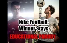 "C.Ronaldo VS K.Golonka" parodia słynnej reklamy Nike