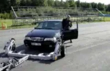 Motocykl do holowania samochodów