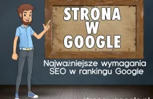 Najważniejsze wymagania SEO w rankingu Google