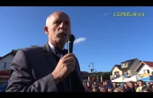 Ostra dyskusja z Januszem Korwin-Mikke w Mrzeżynie (Wakacje z Korwinem)