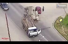 Różowa vs Kamaz