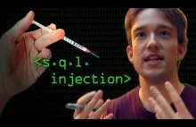 SQL Injection opracowane przez człowieka z kanału Computerphile
