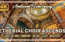 ⛪ Etherial Choir Ascends | Ambient Music | 4K UHD | 2 hours