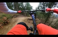 Wyczynowa jazda w lesie z użyciem kamery GoPro Max