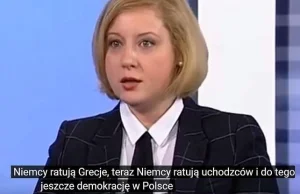 Polska dziennikarka miażdży w niemieckiej telewizji