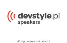 Prelegentem być, czyli DevStyle Speakers vol. 2 - Cztery Tygodnie