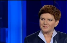 Szydło: Rezolucja Parlamentu Europejskiego jest przeciw polskiemu państwu....