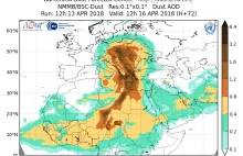 Pył znad Sahary - Pogoda i Klimat