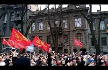 Odessa walczy o demokrację! Przemarsz przed ambasadą RP 23-03-2014