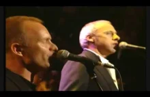 Mark Knopfler, Eric Clapton, Phil Collins oraz Sting na jednej scenie