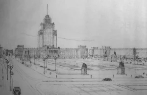 Pałac Kultury i Nauki we Wrocławiu? Tak mógł wyglądać plac Grunwaldzki w 1952 r.