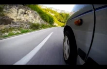 Daewoo Tico w krainie tuneli - Kanion rzeki Piva - Czarnogóra | GoPro