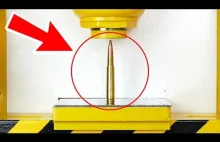 LOOK WHAT HAPPENS WHEN YOU CRUSH ANTI TANK BULLET WITH HYDRAULIC PRESS !!!...