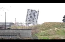 Rosyjskie wyburzanie budynku