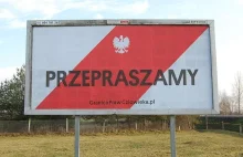 Terespol: Billboard z przeprosinami dla uchodźców. "Granica praw człowieka"