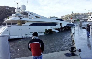 34 metrowy jacht tonie na Majorce