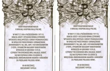 Prezydent Opola złamał obietnicę uczczenia braci Kowalczyków tablicą na ratuszu.