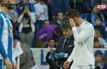 Cristiano Ronaldo sprawdza za pomocą iPhona, jak bardzo krwawi