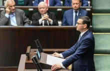 Premier Morawiecki w exposé o roli Polski w UE »