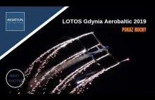 LOTOS Gdynia Aerobaltic 2019 pokazy nocne
