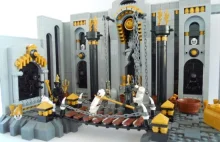 Dziewięć kręgów piekielnych zrobionych z klocków Lego