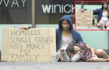 Bezdomny ojciec kontra bezdomny narkoman... To co ludzie zrobili łamie...