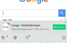Podstawowa klawiatura HTC wyświetla reklamy –
