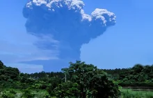 Wybuch wulkanu w Japonii.