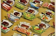 Katalog radzieckiej żywności. Rysunkowy.