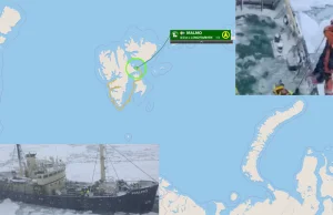 Statek z Climate Change Warriors przeciw topnieniu lodów Arktyki utknął w lodzie