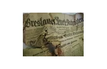 Gazeta z 1927 r. znaleziona w remontowanym dworcu na Brochowie.
