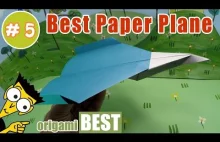 How To Make A Paper Airplane That Flies Well - Origami BEST #origami