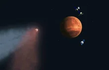 Jak bliski przelot komety wpłynął na atmosferę Marsa?